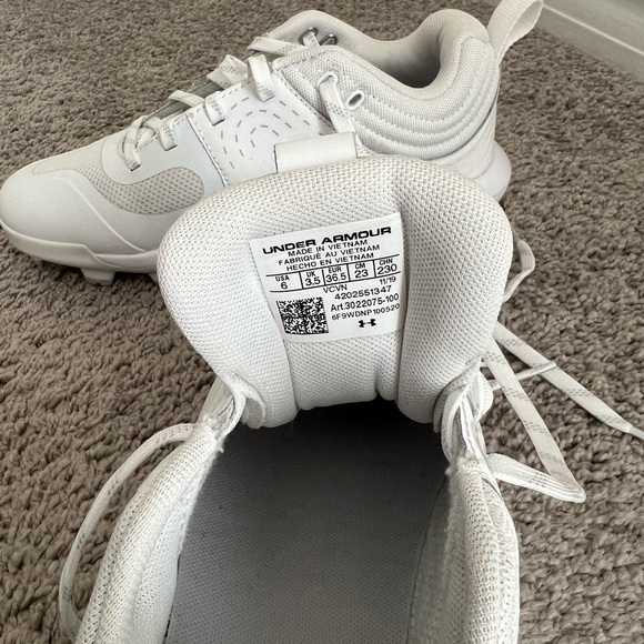 Under armour girl golf shoes sneakers 6 - Picture 6 of 9